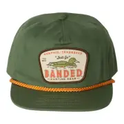 Banded Waterfowl Decoy Patch 5 Panel Rope Cap
