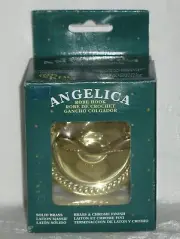 Vintage KBC Global Solid Brass & Chrome Finish Angelica Robe Hook NEW