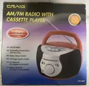 Vintage Craig Portable AM/FM Radio Cassette Player Model CPC3407 NEW In Box