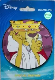 DISNEY PALM PINK A LA MODE PRINCE JOHN EXPRESSIONS LE 300 JUMBO PIN ROBIN HOOD