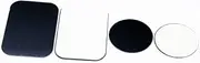 Veemoon 4pcs Car Mount Metal Plates Phone Stickers Full Adhesive for Secure Mobile Device Navigation