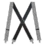 SuspenderStore Stripes, Dots, & Checked Suspenders - 1.5" Wide- CLIP- 4 Sizes