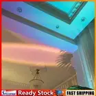 USB Projector Lamp Egg Crystal Atmosphere Night Light Home Decor (Rainbow)