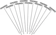 SEWACC 70Pcs Pins for Wig Making Blocking Knitting and Crafts with Plastic Storage Box for Tailors Seamstresses and Modelling Projects