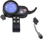 Szwaldaper for JIPIN Brushless Controller 48V 25A 500W Motor Starter JP LCD Display Throttle Switch, for Zero, for 8 Electric Scooter Accessories Electric Scooter Display Screen(Blue Male)