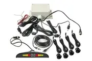 Elinz Parking Ultrasonic Sensor Kit Reversing System Truck Trailer Car Buzzer Alarm