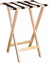 Guest Room Luggage Rack, Folding Suitcase Stand Luggage Rack Luggage Rack, Hotel Luggage Racks, Folding Solid Wood Racks, Restaurant Pallet Racks, Racks for Clothes, for Bedrooms, Hotels