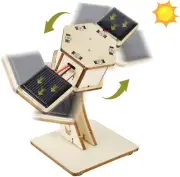 DIY Rotating Solar Satellite - 3D Wooden Puzzle Building Toy,STEM Educational...