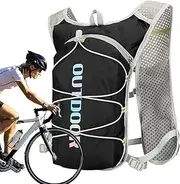 Running Hydration Vest,Water Hydration Backpack - Waterproof Breathable Lightweight Mesh Bag for Keys Phones Camping Adventures Snacks Long-Distance Hiking Hunting Outdoor Activities