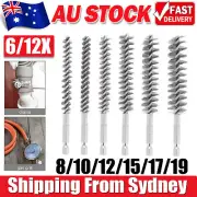 AU Stainless Steel Wire Brush Bore CleaningBrush 1/4" Shank For Drill Power Tool
