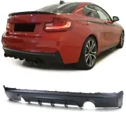 For BMW 2er F22 F23 2013-2021 With M-PACKET Rear Diffuser Black Matte