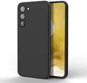 [ZUSLAB] Case Compatible with Samsung Galaxy S23+, Nano Silicone Shockproof Gel Rubber Bumper Protective Cover (2023) - Black