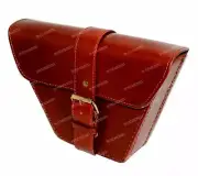 Side Panel Bag For Royal Enfield Interceptor Continental GT Brown Leather