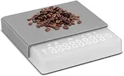 Coffee Scale with Timer, 2kg/0.1g Accurate 3 Modes Type-C Rechargeable Portable Digital Scale for Espresso and Pour Over Coffee with Silicone Insulation Cover, White