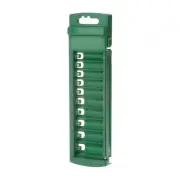 Socket Organizer 1/4" Drive 10 Slots Portable Deep Socket Clip Rail Holder
