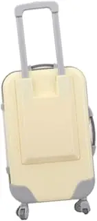 Oshhni Cute Doll Suitcase Dress up Toy Openable Small Trolley Case Mini Suitcase for 18inch Fashion Doll Kids Toy Gifts Party Favor