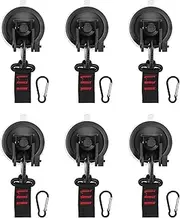 Suction Cup Anchor Heavy Du Car Mount Luggage Tarps Tents Tie Down Tool Car Canopy ioner Multi-Function Suction Cup Anchor with Buckle 6pcs