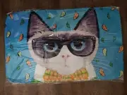 Funny Cat memory foam bath mat, large, 18" x 30"