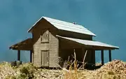 B.T.S. 27304 HO Scale Goin' Home Series Tobacco Barn Laser-Cut Wood Kit