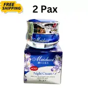 2 Pax Meiduzi Night Cream Skin whitening Remove dark spots and freckles tri nam