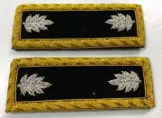 INDIAN WARS US ARMY M1872 INFANTRY STAFF LT. COLONEL TUNIC SHOULDER BOARDS-CILPS