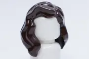 NEW LEGO® Dark Brown Female Minifigure Hair - Part over Right Shoulder 31132