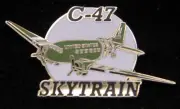 C-47 SKYTRAIN LAPEL HAT PIN UP US NAVY ARMY AIR CORPS AIR FORCE PILOT CREW GIFT
