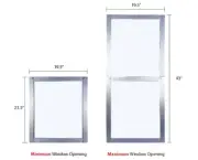 Soleus Air Sliding Window Kit WS4-AWK