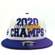 New Era 9FIFTY LA Los Angeles Lakers LA Dodgers 2020 Dual Champions Snapback Hat