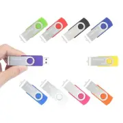 16GB USB Flash Drive 10 Pack 16GB Thumb Drives Swivel Design USB 2.0 Memory S...