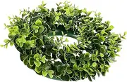 GAXIRE Eucalyptus Wreath Pendant Artificial Eucalyptus Hanging Decor for Home Wall Door for Festivals Weddings and Seasonal Decorations and Chic