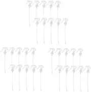 Sosoport 3sets Fine Sprayer Replacement Heads for Spray Bottles Round Nozzle Spray Head for Gardening Cleaning Air Freshening Durable and Easy to Use 10pcs*3