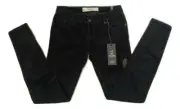 NWT Abercrombie Womens Velvet A&F Jegging Jean Jeggings Size 00 24 Low Rise Gray