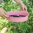 3mm Soil Sieve Sifter Plastic Strainer Sand Portable Round Sifting