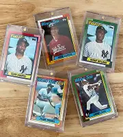 FRANK THOMAS ROBIN VENTURA DEION SANDERS SAMMY SOSA BERNIE WILLIAMS ROOKIE CARDS