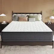[VERYOK] Hybrid Mattress Full Size, 10 Inch Soft Full Mattress with Hybrid Bed Mattresses in a Box with Independent Spring, Pressure Relief, Edge Support, Cooling & Breathable Fabric