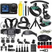 DJI Osmo Action 5 Pro Standard Combo + Deluxe Accessories Bundle Kit