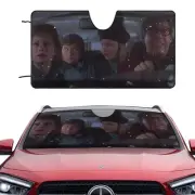 Real Movie Characters Privacy Sunshade Windshield, Pink Car Sunshade, Cut