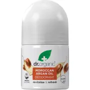 Dr Organic Roll-On Deodorant Organic Moroccan Argan Oil | 50ml / Moroccan Argan Oil