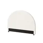 Bed Head King Single Headboard Boucle White