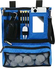 Golf Accessory Bag, Golf Valuables Bag, Golf Pouch Organiser Bag, Golf Pouch Organiser Bag, Foldable Storage Bag, Multifunctional Golf Bag with Multiple Pockets for Gloves, Hand