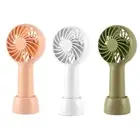 Mini Handheld Portable Fan USB Rechargeable Cooling Desktop with Separable Base