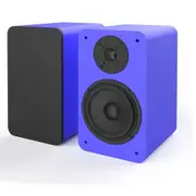 Silcron Purity 2-Way Passive Bookshelf Speakers (Blue)