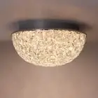 LED Ceiling Light Fixture Flush Mount, Crystal Chandelier Modern Ceiling Light f