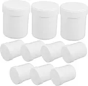 CHILDWEET Plastic Storage Jars Set Pcs Wide Mouth Airtight Containers for Liquids Powders Granules Reusable Travel Bottles