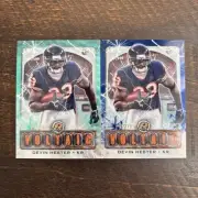 2024 Topps Resurgence Devin Hester Voltaic Aqua & Navy Surge Refractor Lot Bears