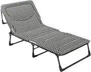Oxford Cloth Foldable Camping Bed Height Adjustable Foldable Bed Portable Camp Bed Lightweight Folding Bed for Adults
