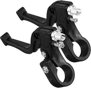 1Pair Bike Brake Levers Black Brake Handle for Bicycles Easy to Operate Fit Handlebar Essential Spare Parts for Safety