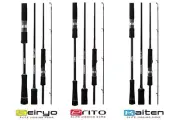 Storm Gomoku Nero KAITEN 6' 1 Piece PE 1.0-3.0 Micro Jigging Spin Blue Med Rod