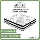 Giselle King Bed Mattress Pocket Spring Euro Top Bedding Medium Firm Algarve